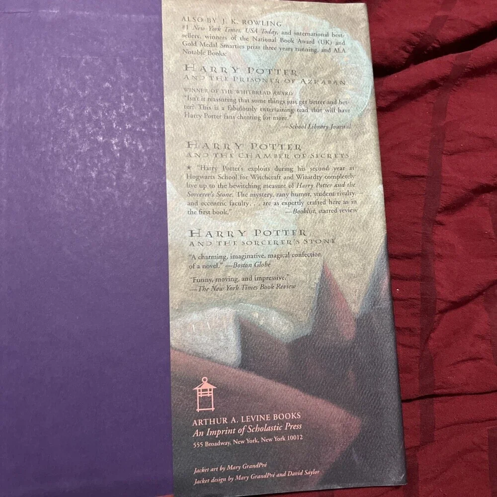 Harry Potter and the Goblet of Fire — HC, DJ — 1st American Edition/Print 2000